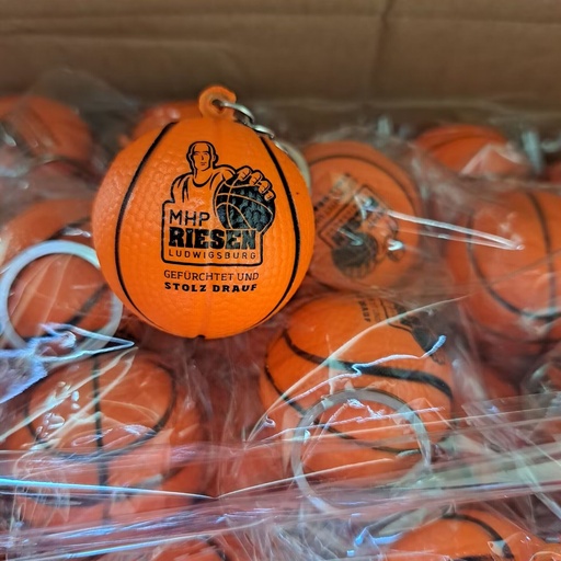 [SB4741] Basketball Stress Ball Key Chain. SB4741