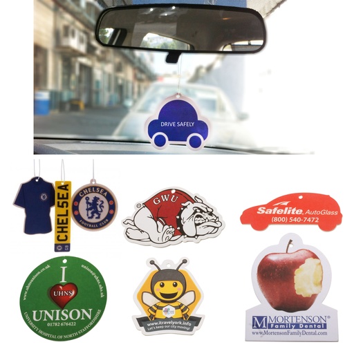 [UB1030] Custom Shape Perfume Car Air Freshener. UB1030