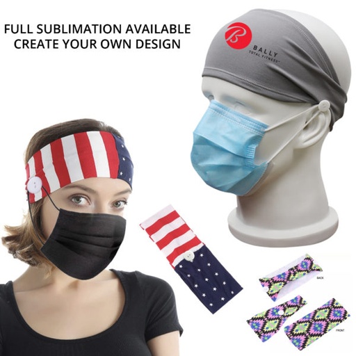 [CV4865] Customized Headband Mask Holder. CV4865