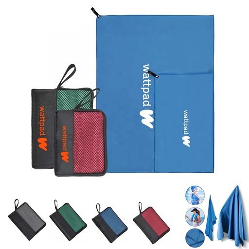 [BT1245]  Dry Fast Microfiber Travel Towel - Pouch