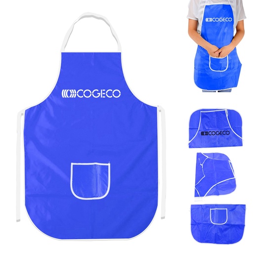 [AP5785] Soft Polyester Apron with Pocket. AP5785