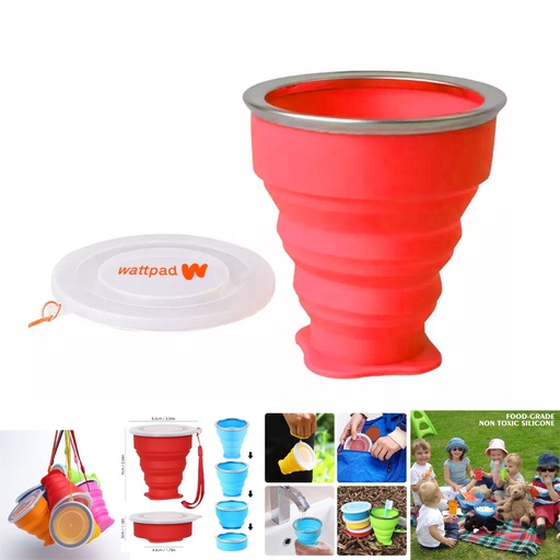 [SC3050] Prime Silicone Collapsible Travel Cup - 6.8 Oz. SC3050