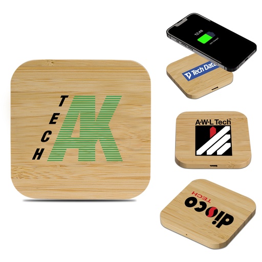 [1480899_PWB1947] Oregon Bamboo Wireless Charger - 15W. PWB1947