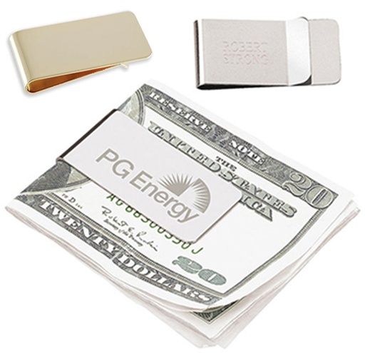 [MC3004] Stainless Steel Executive Money Clip. MC3004