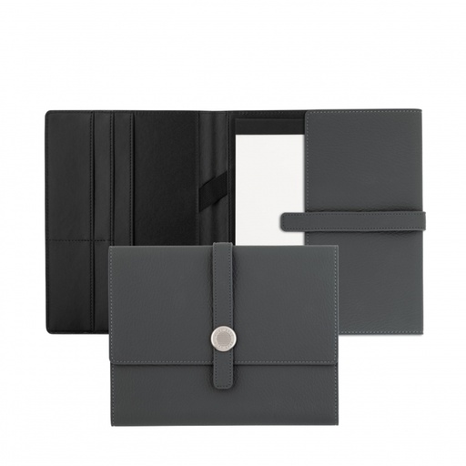 Hugo Boss Folder A5 Executive Grey (Dual Branding)