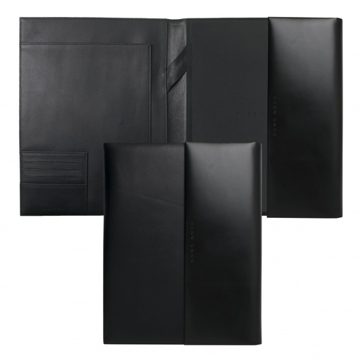 [HLF701A] Conference folder A4 Caption Contrast Black