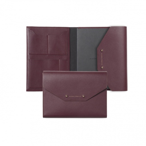 [HTM907R] Conference folder A5 Elegance Burgundy