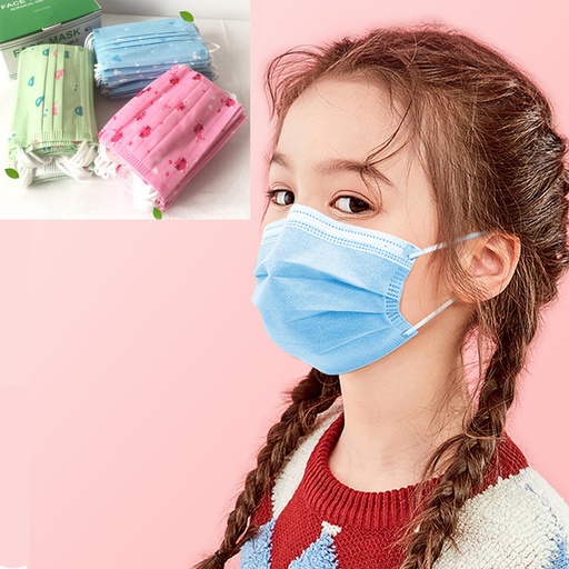 [128075_CV2500] Disposable Children Size 3 Ply Face Mask. CV2500