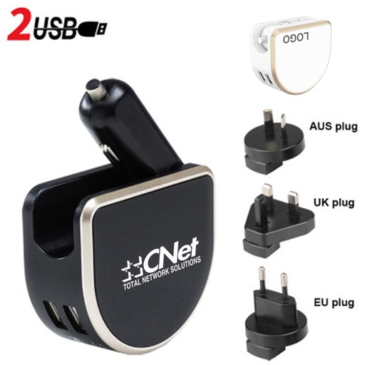 [PH1317] Ultimate Travel Adapter Car & Home. PH1317