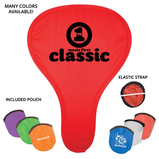 [HF3032] Foldable Cyclone Hand Fan W/ Pouch. HF3032