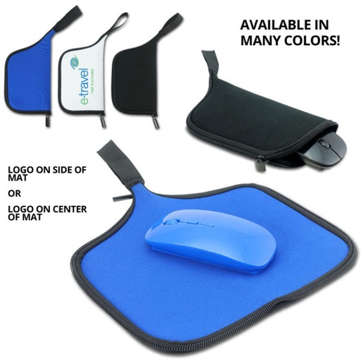 [MP4128] Travel Carrying Mouse Bag And Pad Combo. MP4128