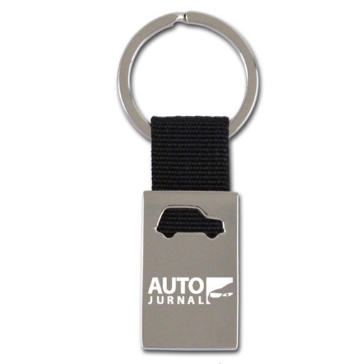 [HK2826] Car Shape Keychain - Alloy With Fabric Strap. HK2826