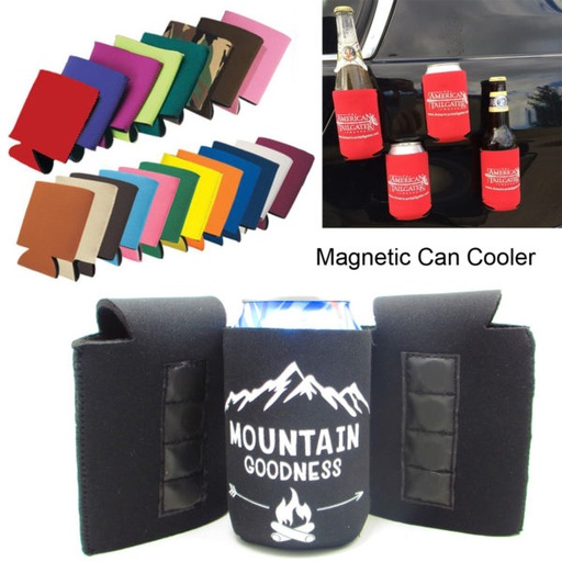 [CC3520] Collapsible Magnetic Can And Bottle Cooler Holder. CC3520