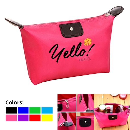 [ZP7691] Personalized Cute Makeup Zipper Bags 6.3" x 4.3". ZP7691