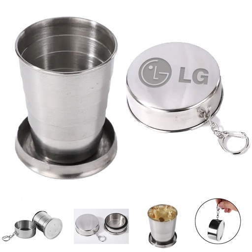 [WB3738] Telescopic Portable Tumbler Made of Stainless Steel 8.5 Oz. WB3738