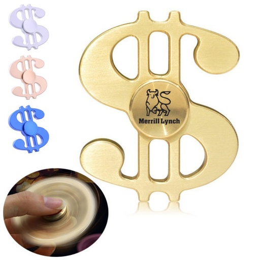 [SF1279] Premium Dollar Metal Fidget Spinner. SF1279