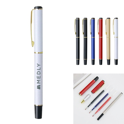 [AC6722] Venus Metal Gel Ink Roller Pen. AC6722