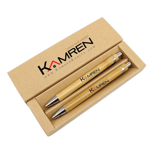 [AC3737] Harmony Bamboo Pen Gift Set. AC3737