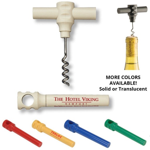 [CS5158] Wine Opener - Round Travel Corkscrew. CS5158