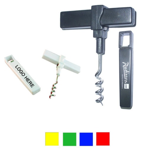 [CS5165] Wine Opener - Square Travel Corkscrew. CS5165