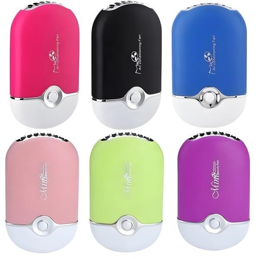 [PC7154] Portable Leafless USB Mini Fan: Rechargeable Handheld Bladeless Air Cooler. PC7154