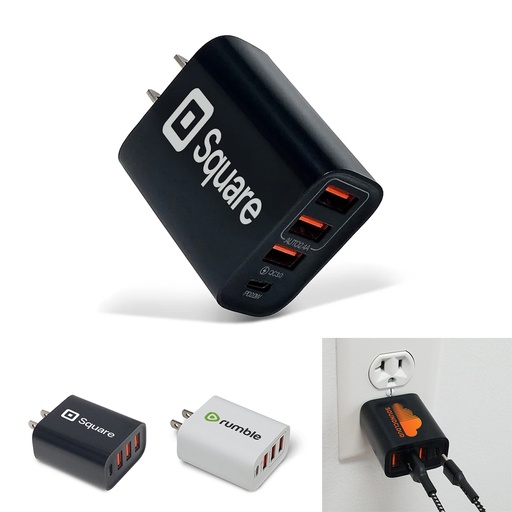 [CT7841] 4 Port USB Charging Block. CT7841