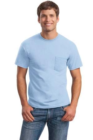 [2300] Gildan - Ultra Cotton 100% US Cotton T-Shirt with Pocket. 2300