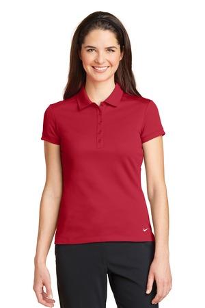 [746100] Nike Ladies Dri-FIT Solid Icon Pique Modern Fit Polo. 746100