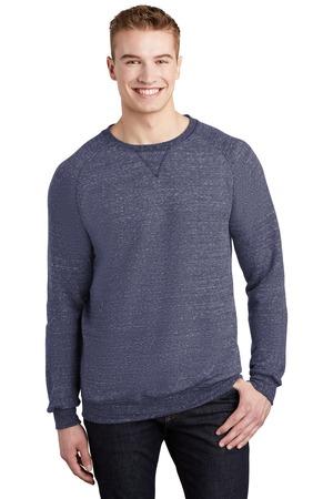 [91M] Jerzees Snow Heather French Terry Raglan Crew 91M