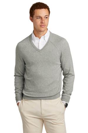 [BB18400] Brooks Brothers Cotton Stretch V-Neck Sweater BB18400