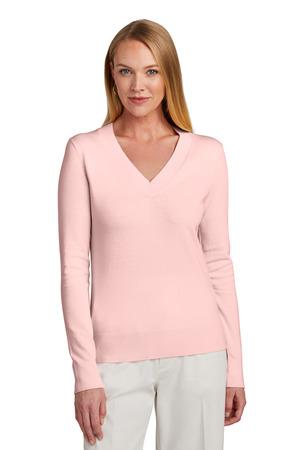 [BB18401] Brooks Brothers Women's Cotton Stretch V-Neck Sweater BB18401