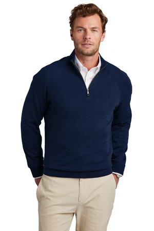 [BB18402] Brooks Brothers Cotton Stretch 1/4-Zip Sweater BB18402