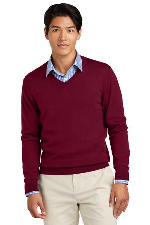 [BB18410] Brooks Brothers Washable Merino V-Neck Sweater BB18410