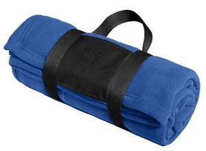 [BP20] Port Authority Fleece Blanket with Carrying Strap. BP20