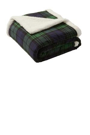 [BP43] Port Authority Flannel Sherpa Blanket. BP43