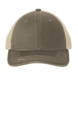 [C600] Port Authority Distressed Mesh Back Cap C600