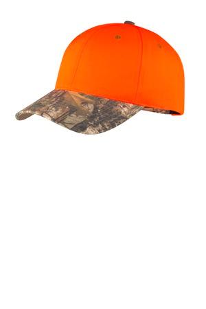 [C804] Port Authority Enhanced Visibility Cap with Camo Brim. C804