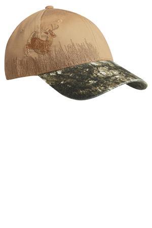 [C820] Port Authority Embroidered Camouflage Cap. C820