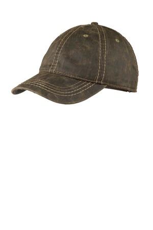 [C924] Port Authority Pigment Print Distressed Cap. C924