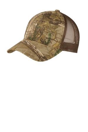 [C930] Port Authority Structured Camouflage Mesh Back Cap. C930