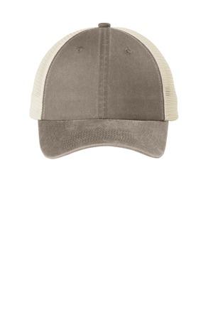 [C943] Port Authority Beach Wash Mesh Back Cap. C943