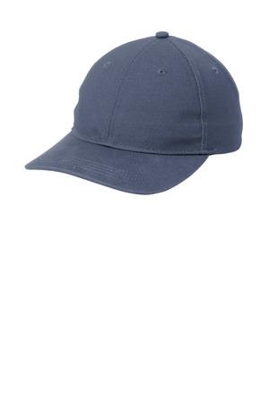 [C963] Port Authority Leather Strap Cap C963