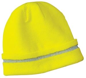 [CS800] CornerStone - Enhanced Visibility Beanie with Reflective Stripe. CS800