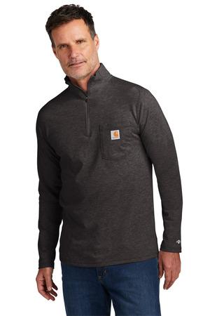 [CT104255] Carhartt Force 1/4-Zip Long Sleeve T-Shirt CT104255