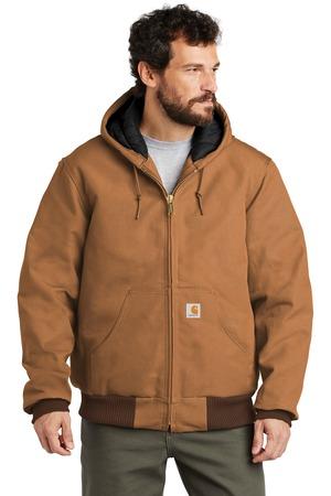 [CTSJ140] Carhartt Quilted-Flannel-Lined Duck Active Jac. CTSJ140