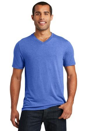 [DT1350] District Perfect Tri V-Neck Tee. DT1350