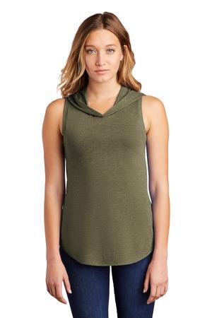 [DT1375] District Women's Perfect Tri Sleeveless Hoodie DT1375