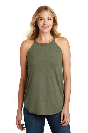 [DT137L] District Women's Perfect Tri Rocker Tank. DT137L