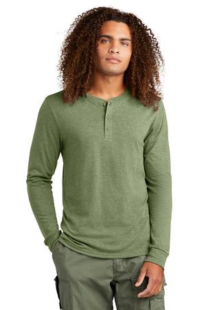 [DT145] District Perfect Tri Long Sleeve Henley DT145