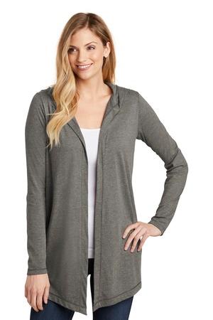 [DT156] District Women's Perfect Tri Hooded Cardigan. DT156